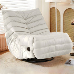 Gray ergonomic recliner showcasing modern design