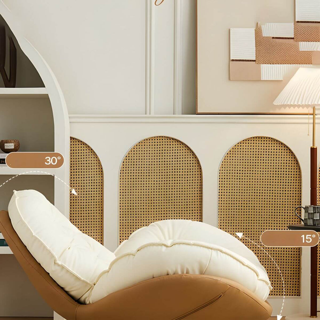 Natural wood legs detail