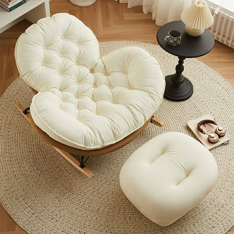 Stylish chair in a reading nook