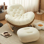 Natural wood legs detail