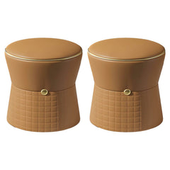 Modern pouf ottoman in unique shape