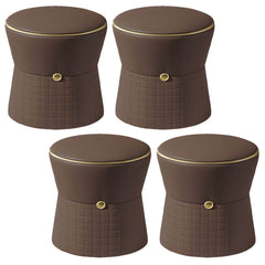 Stylish pouf ottoman for decorative seating