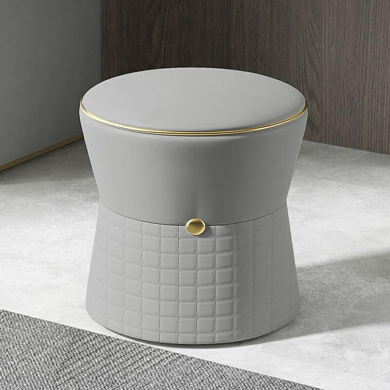 Modern pouf ottoman in unique shape