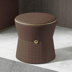 Stylish pouf ottoman for decorative seating