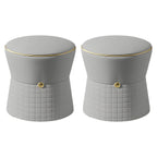 Versatile mini pouf for home decor