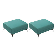 Easy to clean faux leather footstool