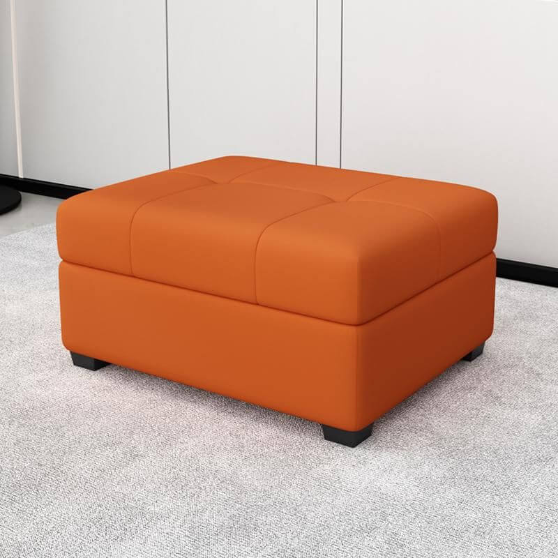 Houndstooth Pattern Modern Ottoman