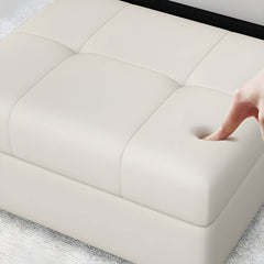 Chic Storage Ottoman in Small Size