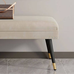 Black-gray footstool in modern design