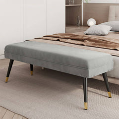 Light gray modern footstool