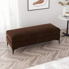 Black-grey modern footstool for versatile decor