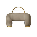 Comfortable sponge seat fill ottoman