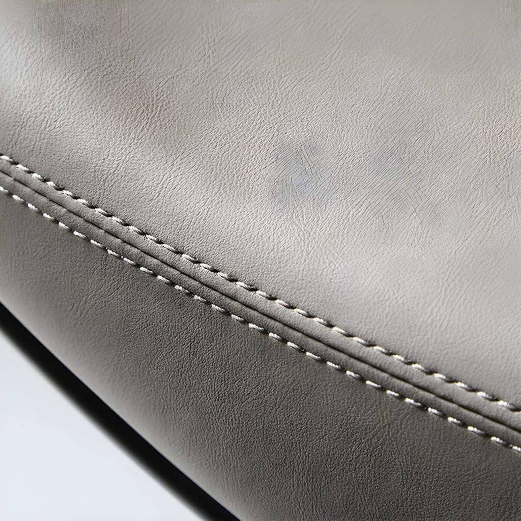 Minimalist design gray vanity stool