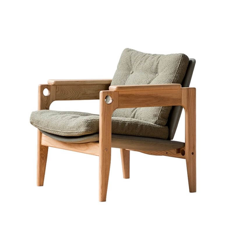comfortable chair with removable cushions