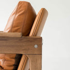 untufted cozy arm chair design