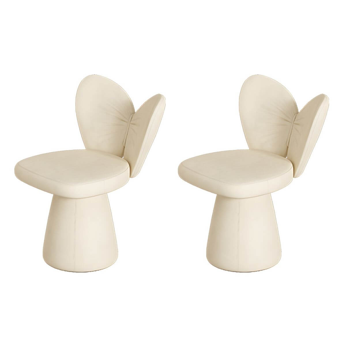 Luxurious Green Upholstered Vanity Stool