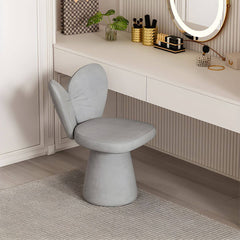 Comfortable Upholstered Stool for Makeup