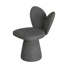 Light Gray Elegant Vanity Stool Design