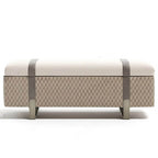 Modern Sitting Bench in Neutral Bedroom Decor