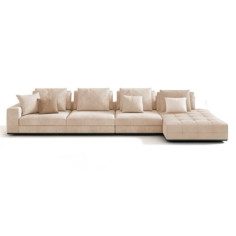 Elegant L-Shape sofa set in contemporary decor