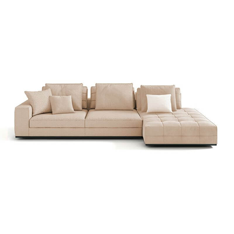 L-Shape sofa in a bright, airy room
