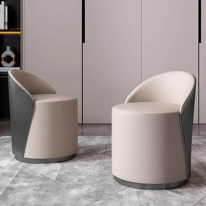 Accent stool in stylish modern design