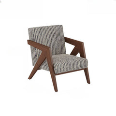 Square Arm Accent Chair Design