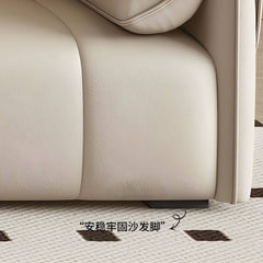 Sofa Details with Beige Fabric