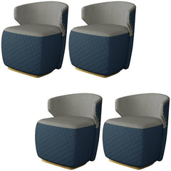 Stylish modern ottoman as extra seating