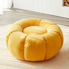 Versatile ottoman as a footrest in a cozy seating area