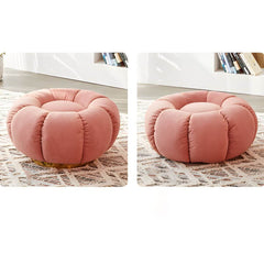 Diverse home settings styling the pumpkin shape ottoman