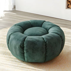 Modern pumpkin shape ottoman in pink