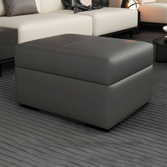 Versatile storage ottoman with sponge seat fill