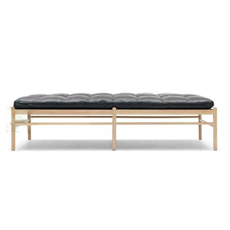 Luxury faux leather crafted indoor sitting bench