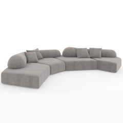 Stylish Sectional Sofa with Back Support