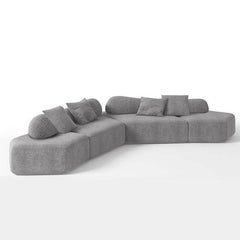 Contemporary Sectional Seating in Neutral Tones