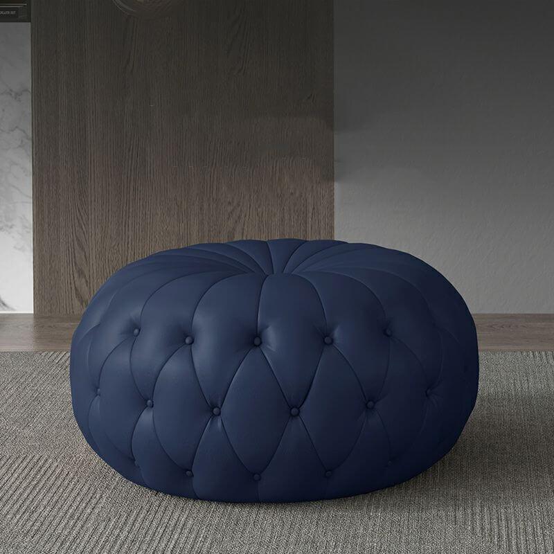 Stylish Light Gray Modern Ottoman for Living Room