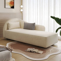 comfortable foam filled chaise lounge armchair