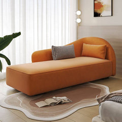 simple design chaise lounge in chalk color