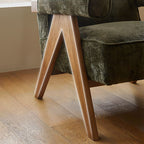modern simple style arm chair details