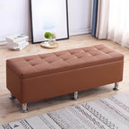 Hydrophobic Sponge upholstery of a rectangular Ottoman