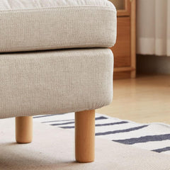 Removable cushion cover ottoman