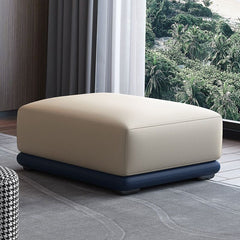 footstool that complements contemporary interior design