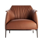 Stylish solid color armchair