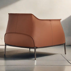 Non-reclining modern chair