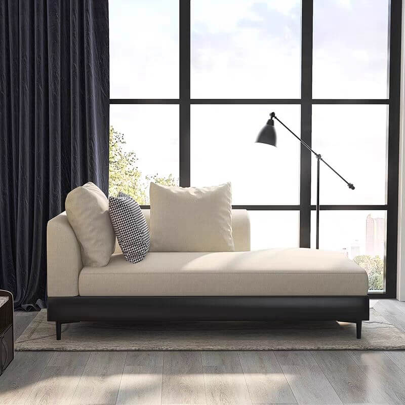 modern chaise chair left arm Main image