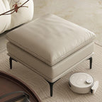 Luxury Ottoman in Rich Amber Tan Color