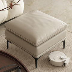 Luxury Ottoman in Rich Amber Tan Color