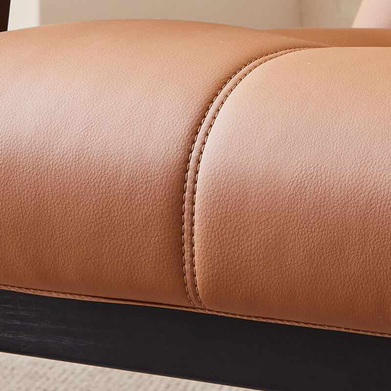 Comfortable tufted armchair