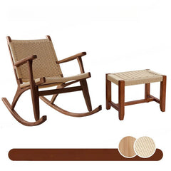 Comfortable wooden rocking chair